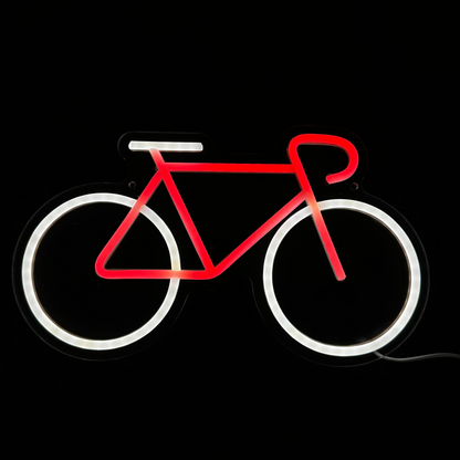 Neon Lamp - Fiets - Incl. Ophanghaakjes - Neon Sign - 20 x 35 cm