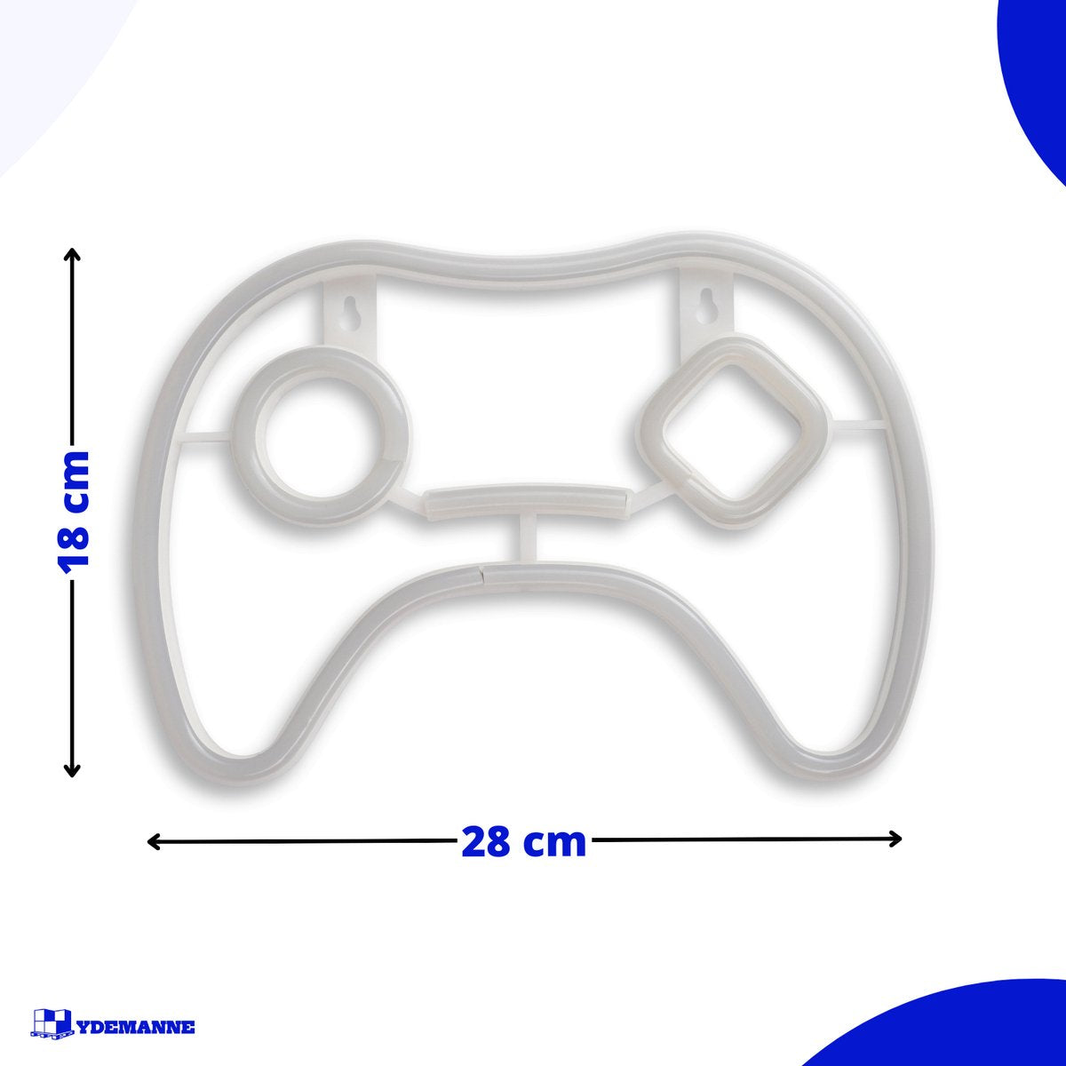 Neon Lamp - Game Controller - Incl. 3 Batterijen - 18 x 28 cm