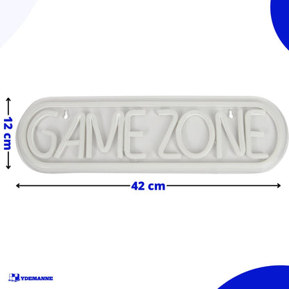 Neon Lamp - Game Zone - Dimbaar - Incl. Ophanghaakjes - Neon Sign - 12 x 42 cm