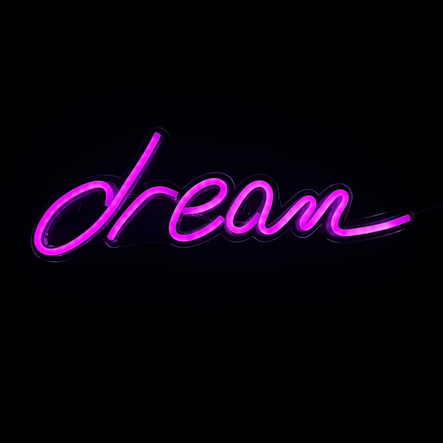 Neon Lamp - Dream Roze - Incl. Ophanghaakjes - Neon Sign - 15 x 46 cm