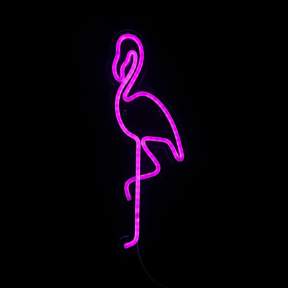 Neon Lamp - Flamingo - Dimbaar - Incl. Ophanghaakjes - Neon Sign - 40 x 14 cm