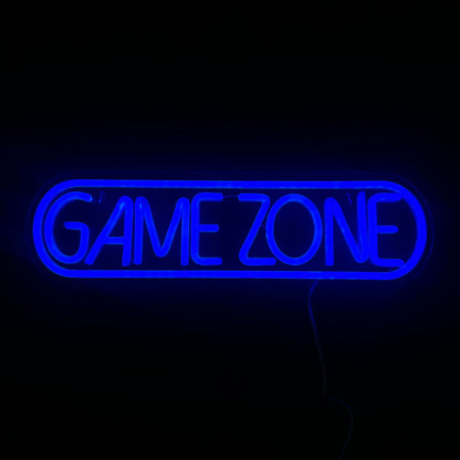 Neon Lamp - Game Zone - Dimbaar - Incl. Ophanghaakjes - Neon Sign - 12 x 42 cm