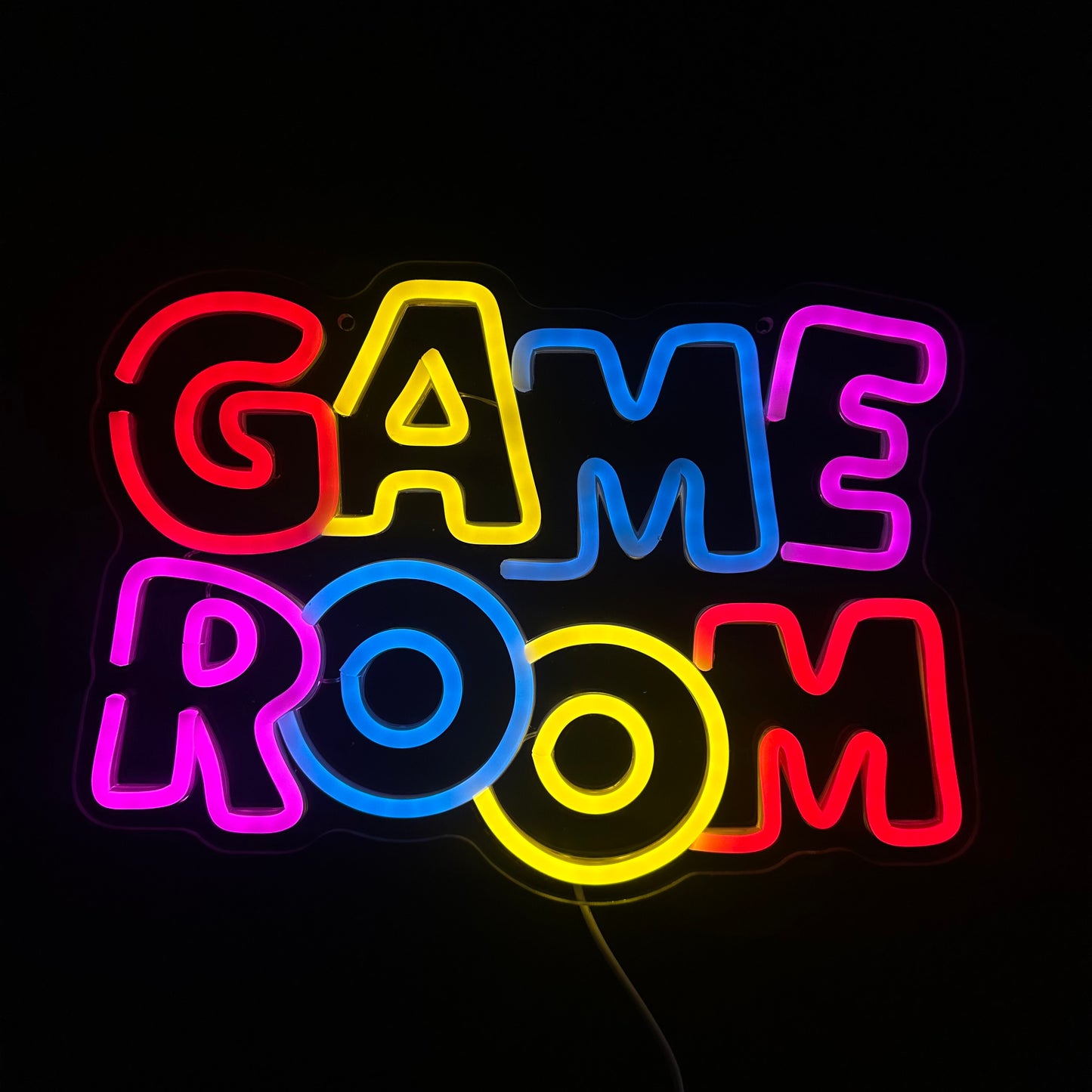 Neon Lamp - Game Room - Dimbaar - Incl. Ophanghaakjes - Neon Sign - 25 x 35,5 cm