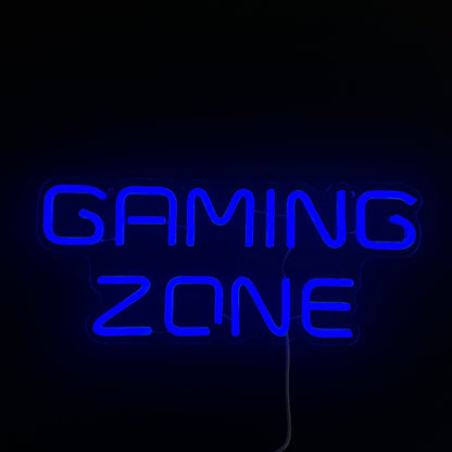 Neon Lamp - Gaming Zone - Dimbaar - Incl. Ophanghaakjes - Neon Sign - 17 x 40 cm