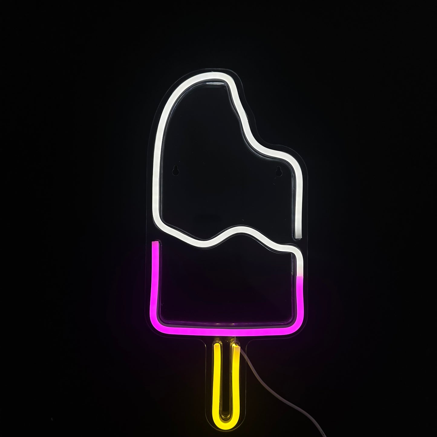 Neon Lamp - Ijs - Incl. Ophanghaakjes - Neon Sign - 45 x 20 cm