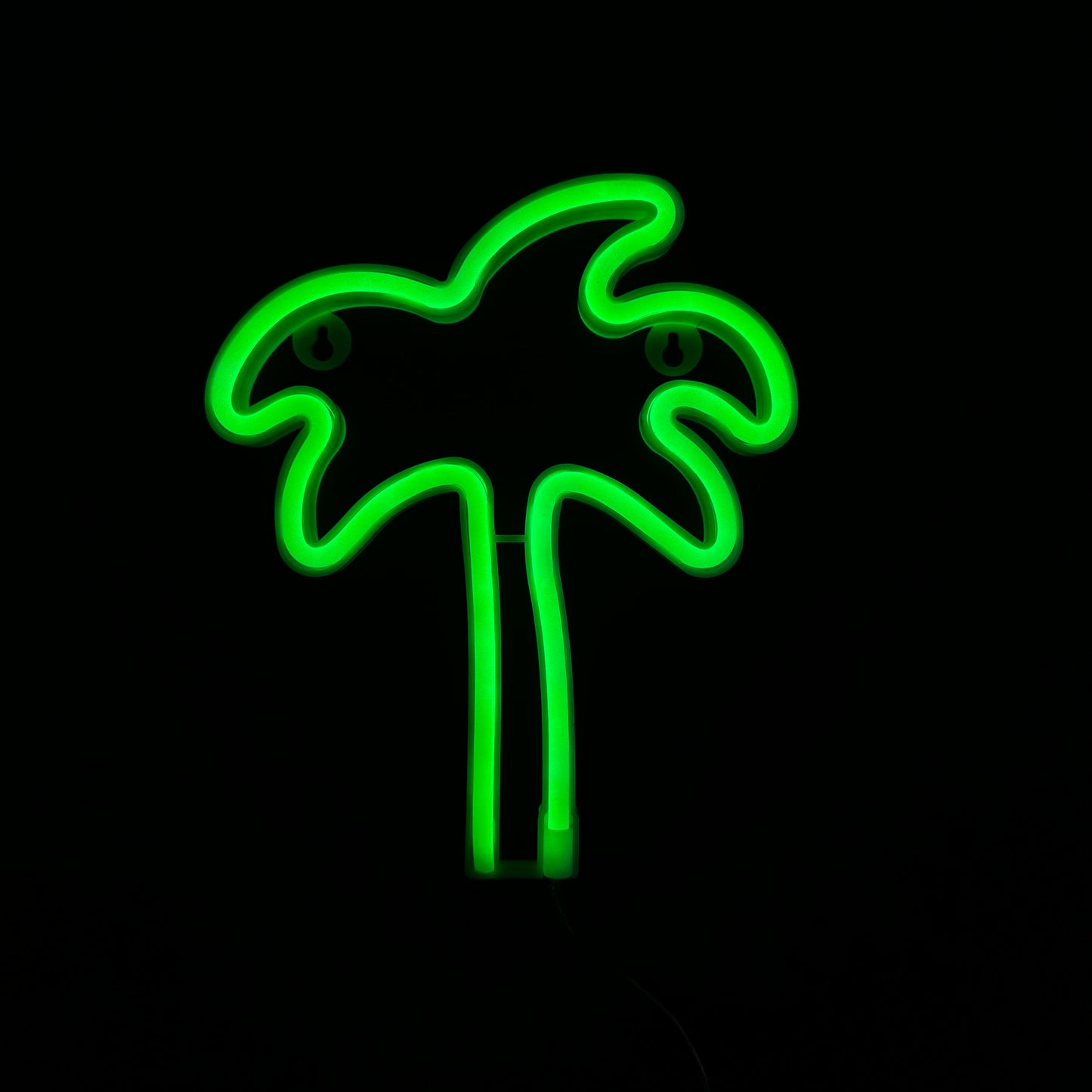 Neon Lamp - Palmboom - Incl. 3 Batterijen - 23 x 19 cm