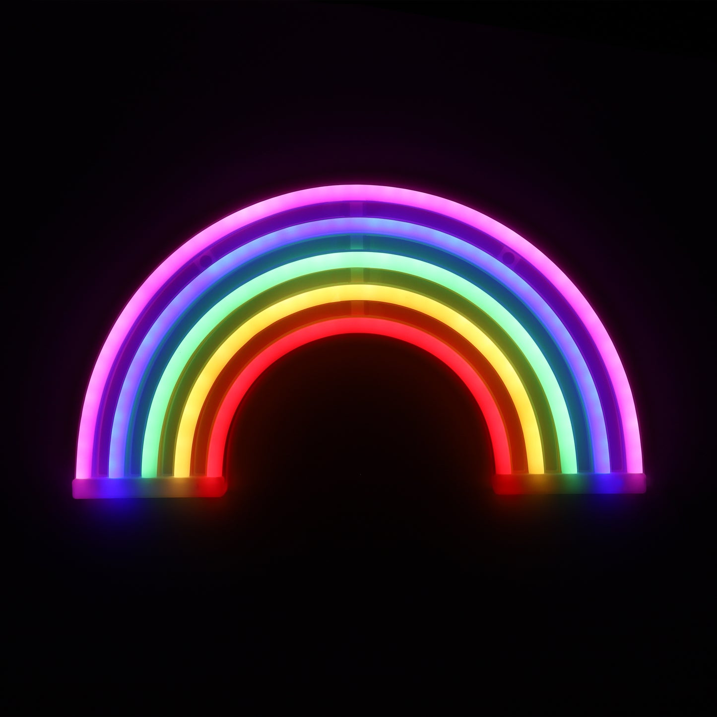 Neon Lamp - Regenboog - Incl. 3 Batterijen - 26 x 30 cm