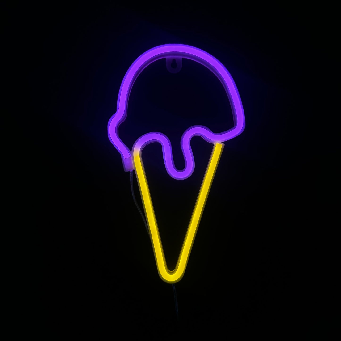 Neon Lamp - Schepijsje - Incl. 3 Batterijen - 26 x 15 cm