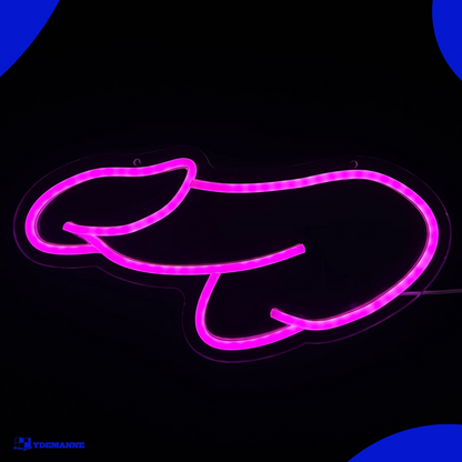 Neon Lamp - Piemel - Incl. Ophanghaakjes - Neon Sign - 23 x 33 cm